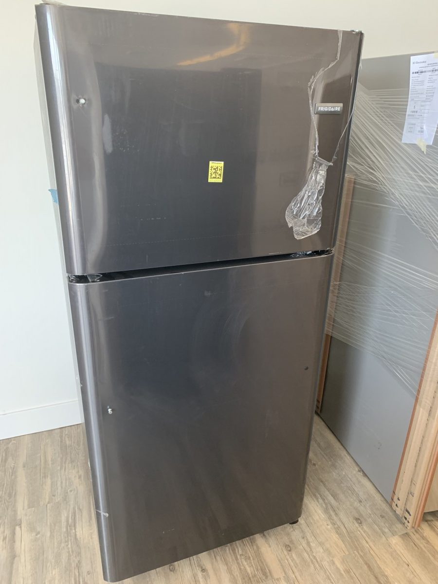 Cu Ft Frigidaire Refrigerator In Black Stainless Steel Freedom
