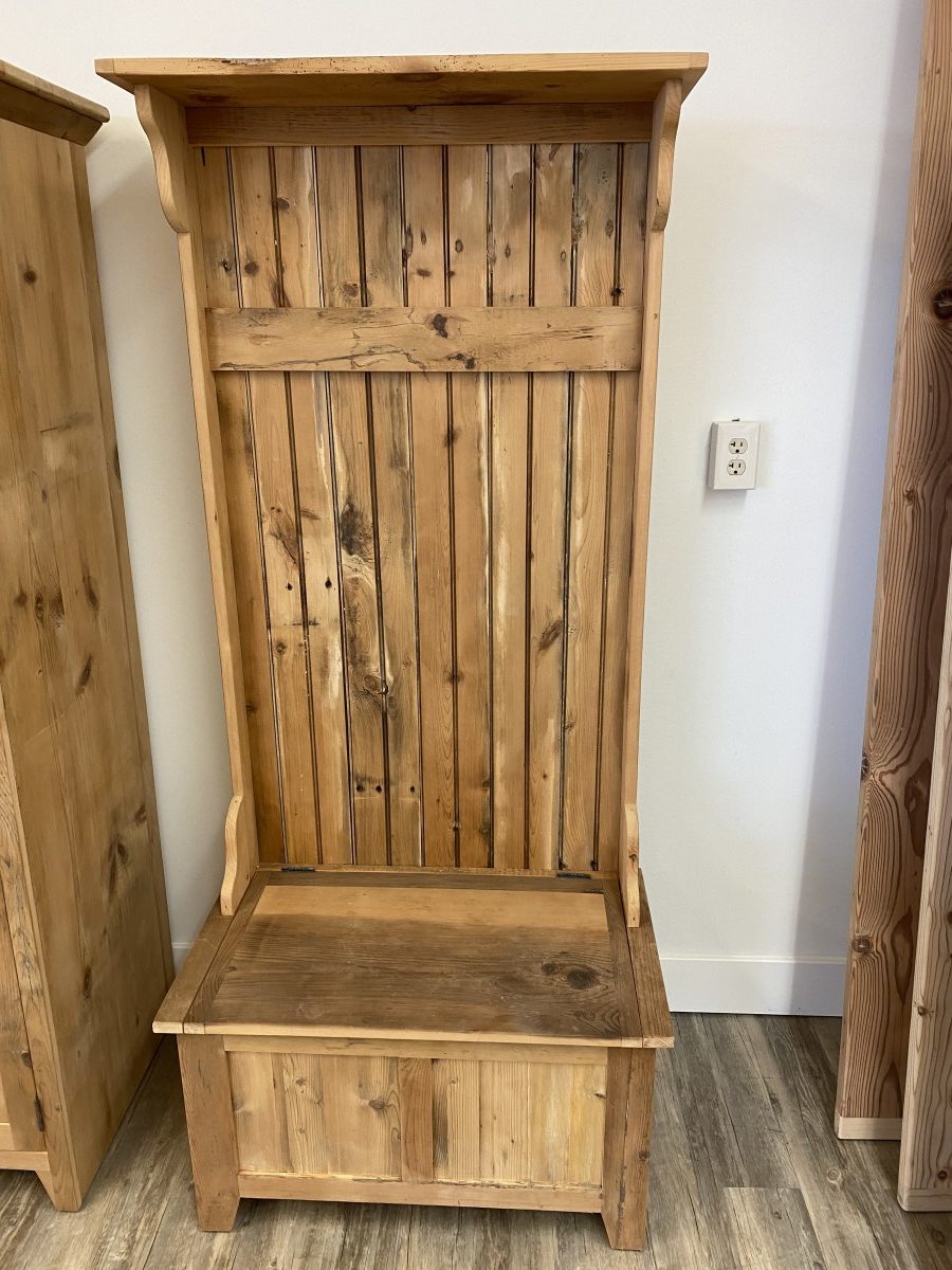 NEW Reclaimed Barnwood 30x72 Entry Tower with Storage Image