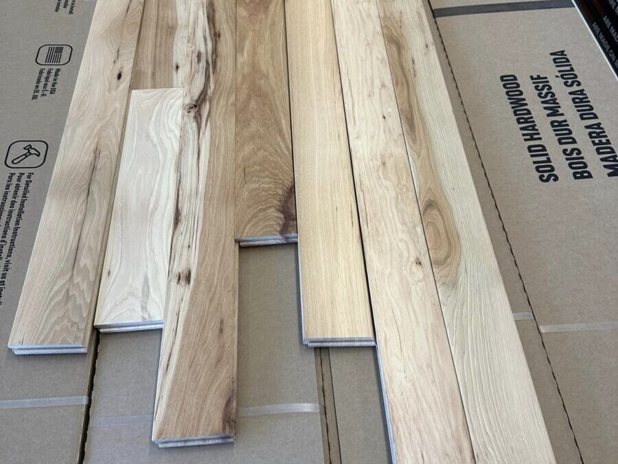 Bruce 3/4” Solid Prefinished Hickory Hardwood Flooring – $3.89SF